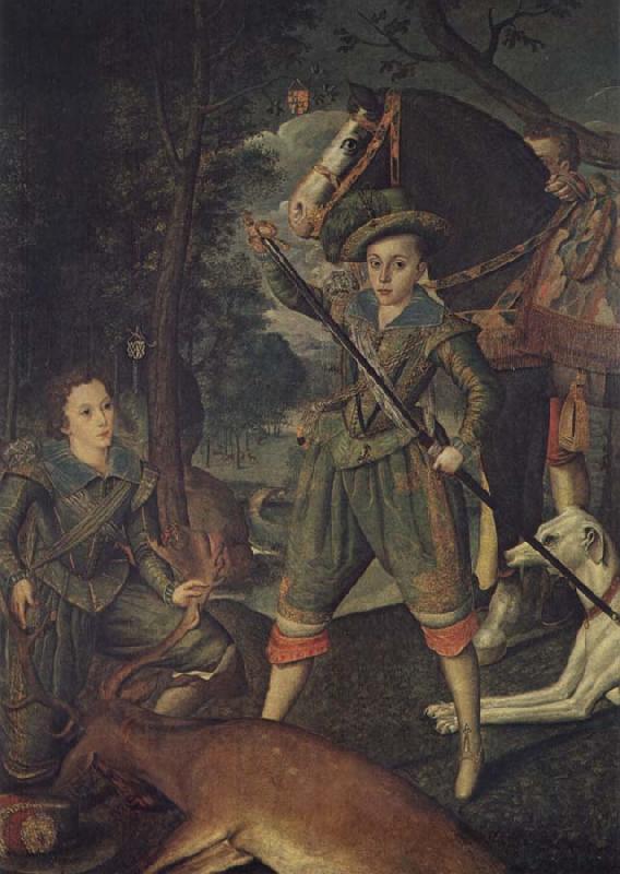 Robert Peake the Elder Henry Frederick,Prince of Wales and Sir John Harrington France oil painting art